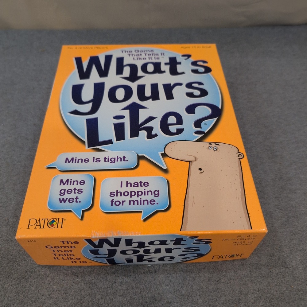 Patch Products What's Yours Like? Party Board Game 7415 Ages 12+ 4+ Players - Picture 2 of 3